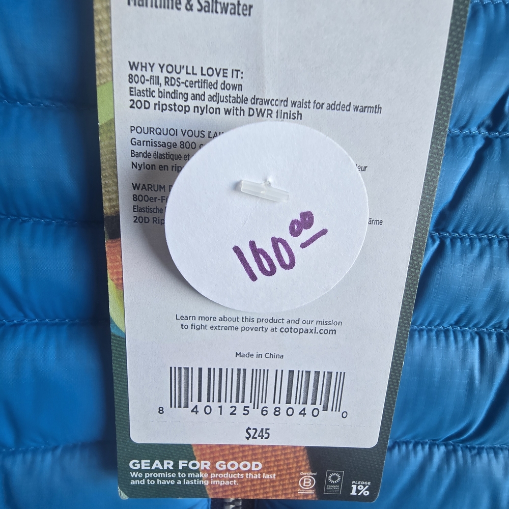 Cotopaxi Women's Fuego Down Jacket - Blue - Picture 4 of 5
